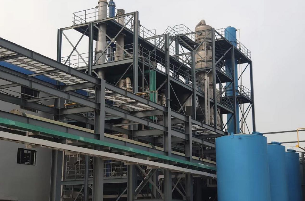 電鍍行業含重金屬廢水三效蒸發結晶系統