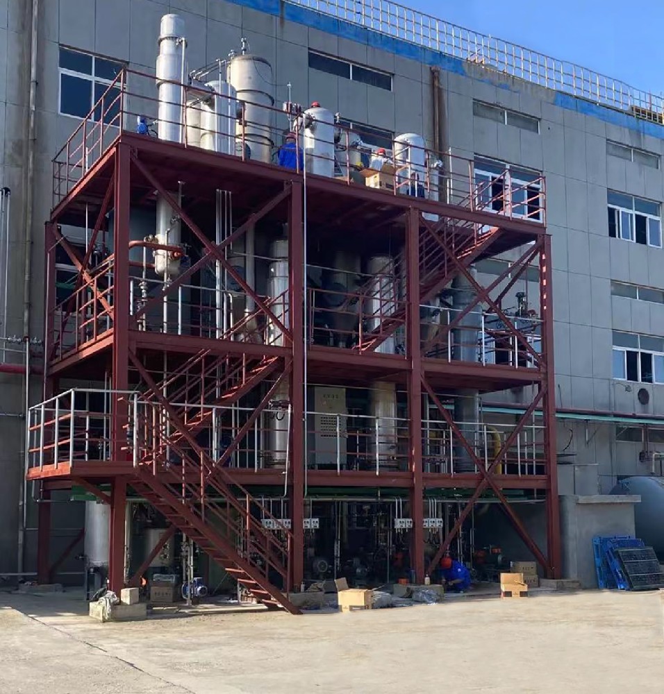 D酸母液雙效降膜熱泵濃縮結(jié)晶工藝